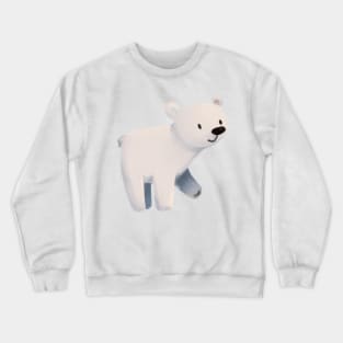 Cute Polar Bear Drawing Crewneck Sweatshirt